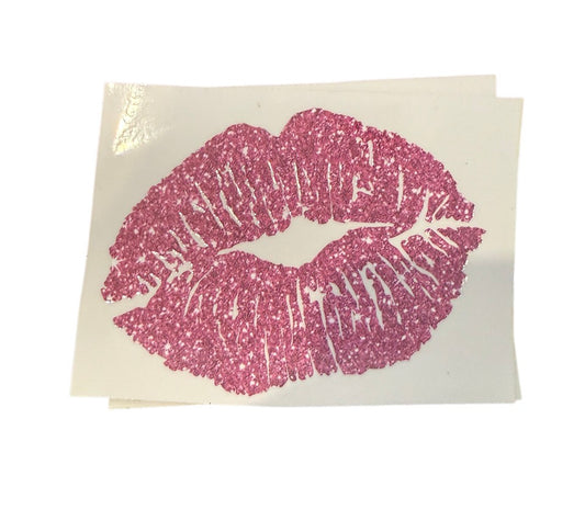 Lips car window decal