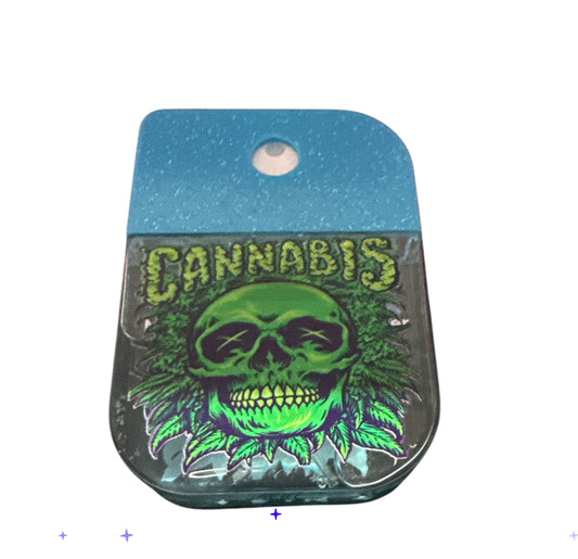 Cannabis Blue glitter ocean breeze hand sanitizer