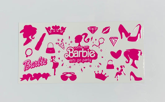 Big Barbie Party Cup Transfer