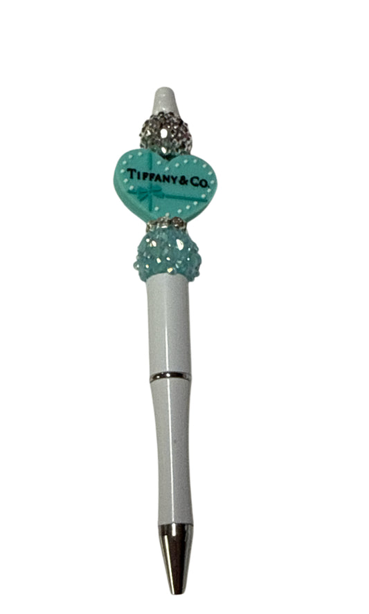 Tiffany & co white Beaded pen