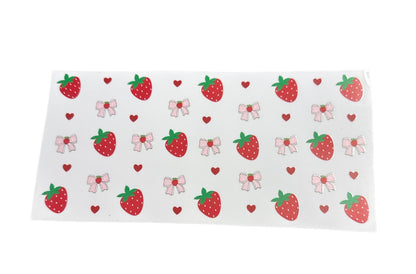 Strawberries UV Cup Transfer