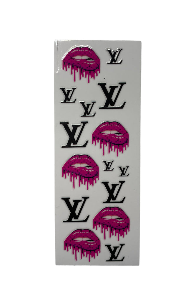 Lv pink lips Pen Wrap