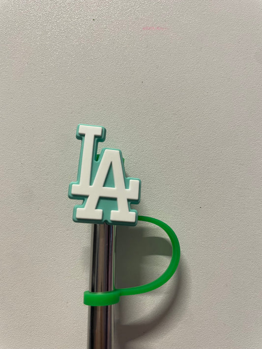 La green Straw Topper