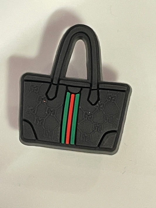 Black Gucci purse Shoe Charm