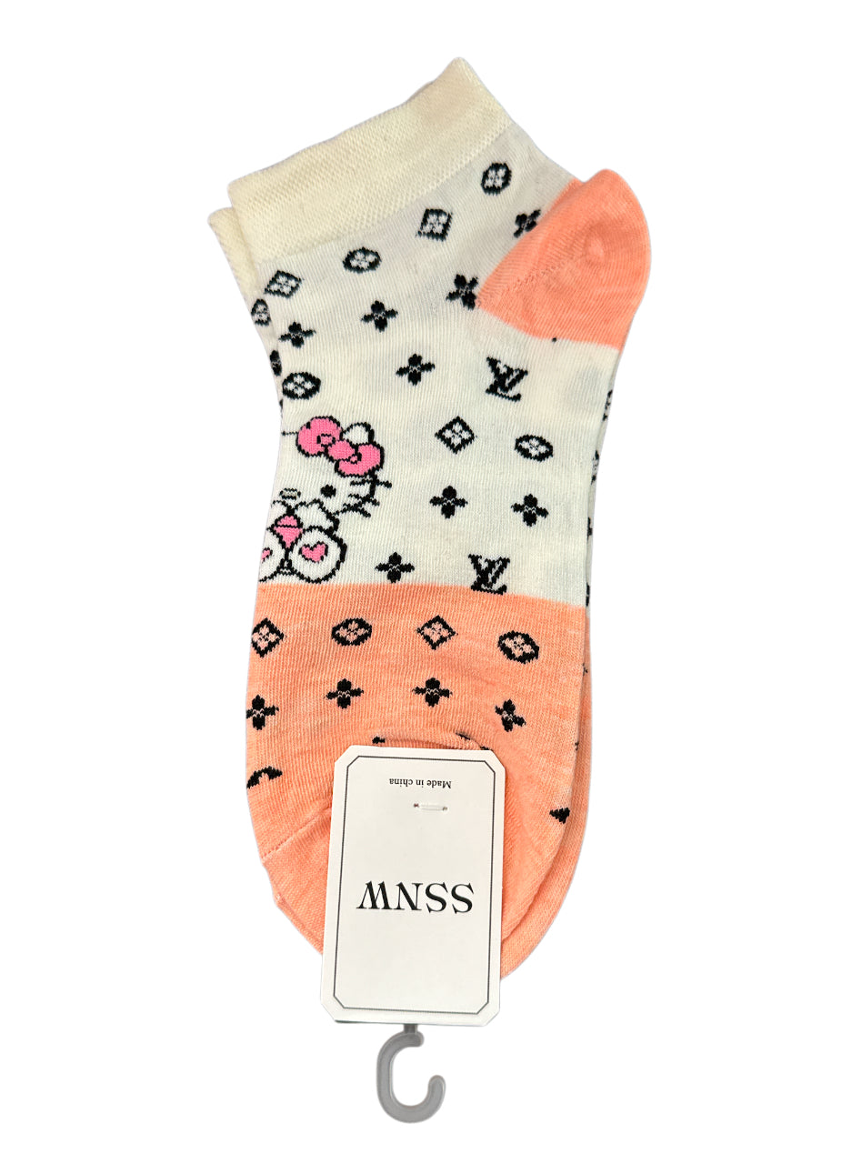 Lv hello kitty Socks 4 different colors to choose from