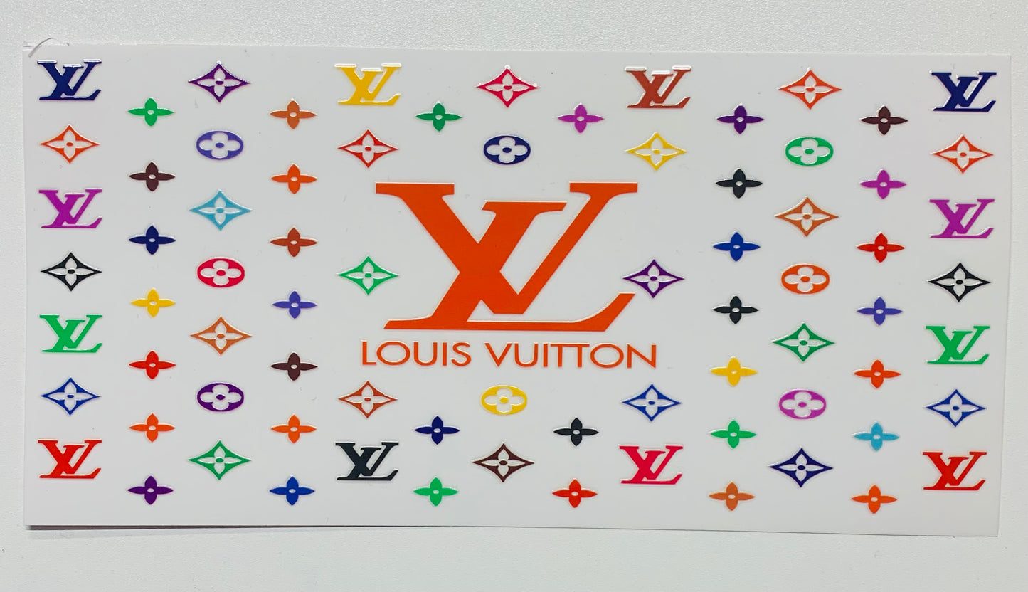 Lv big orange & small colorful Cup Transfer