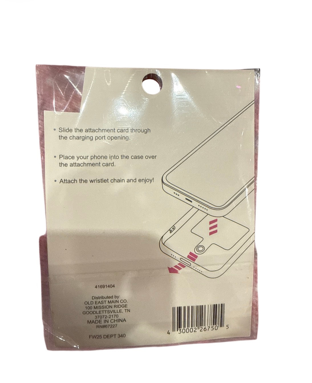 Wristlet phone holder