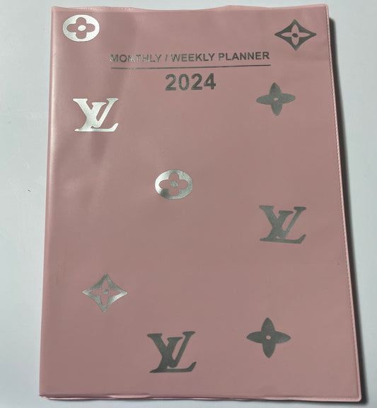 Pink /Silver LV 2024 Planner