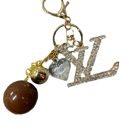 Lv Metal Keychain