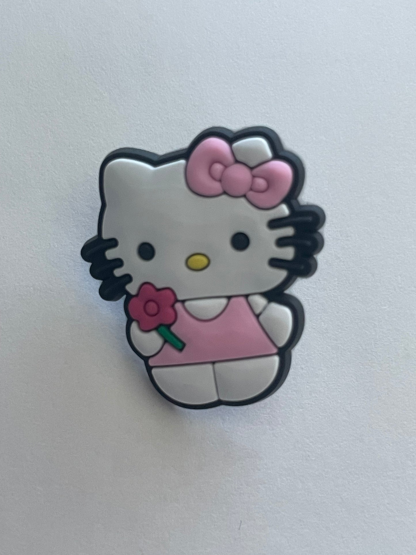 Hello kitty pink flower Shoe Charm