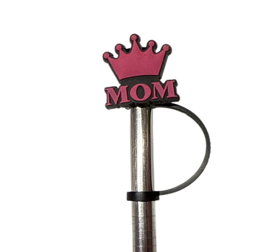 Mom crown Straw Topper