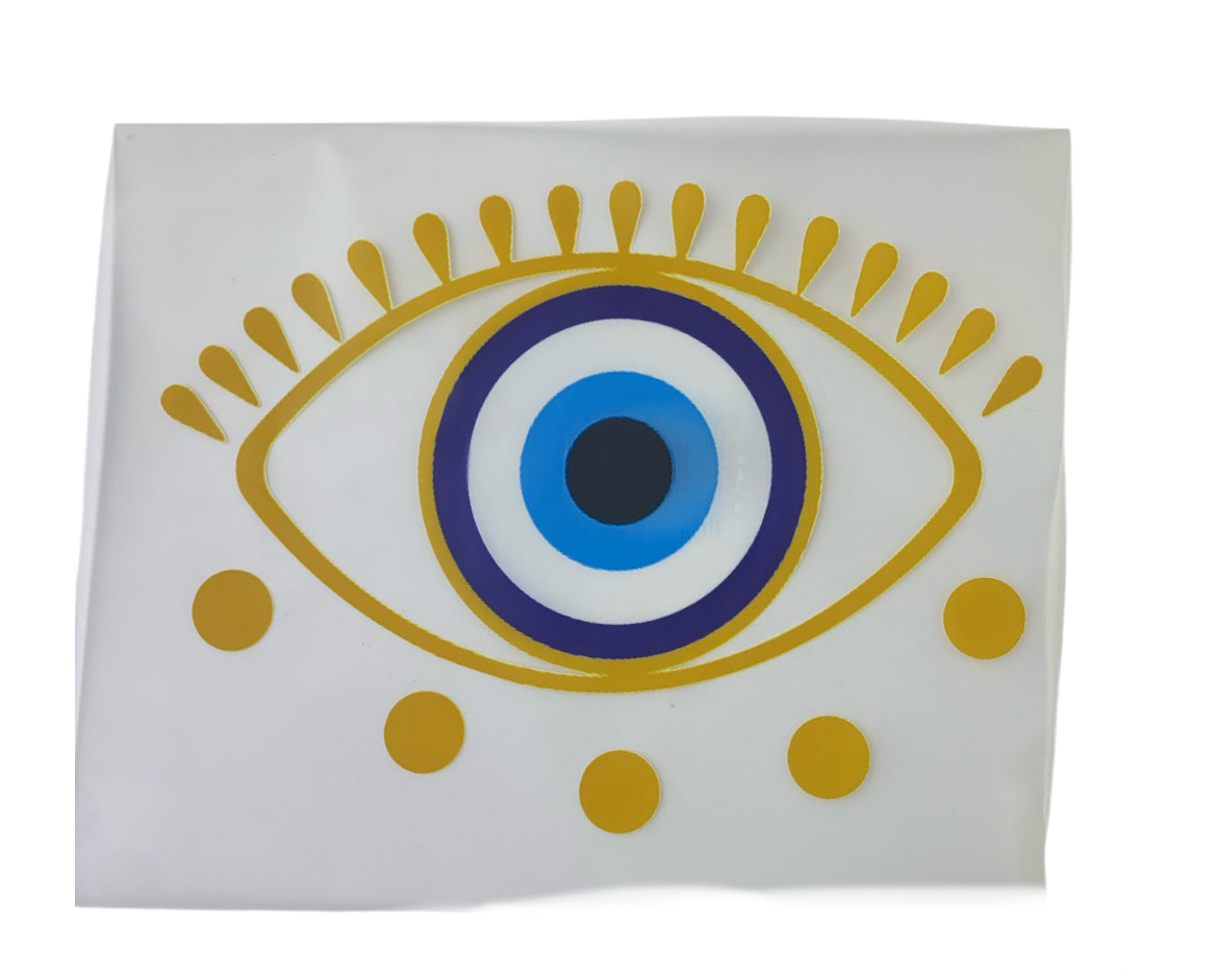 Evil eye smooth DTF Heat Transfer