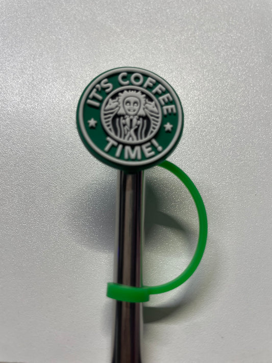 Beetle juice it’s coffee time Straw Topper