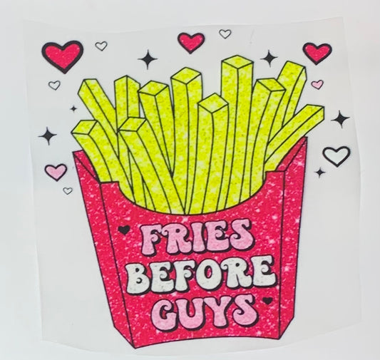 Fries Before Guys DTF Heat Transfer