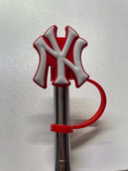 Ny Yankees red Straw Topper