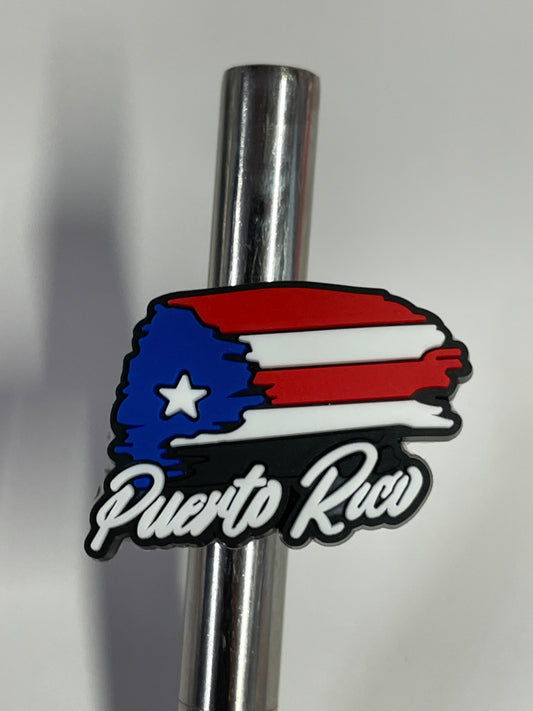 Puerto Rico Straw Charm