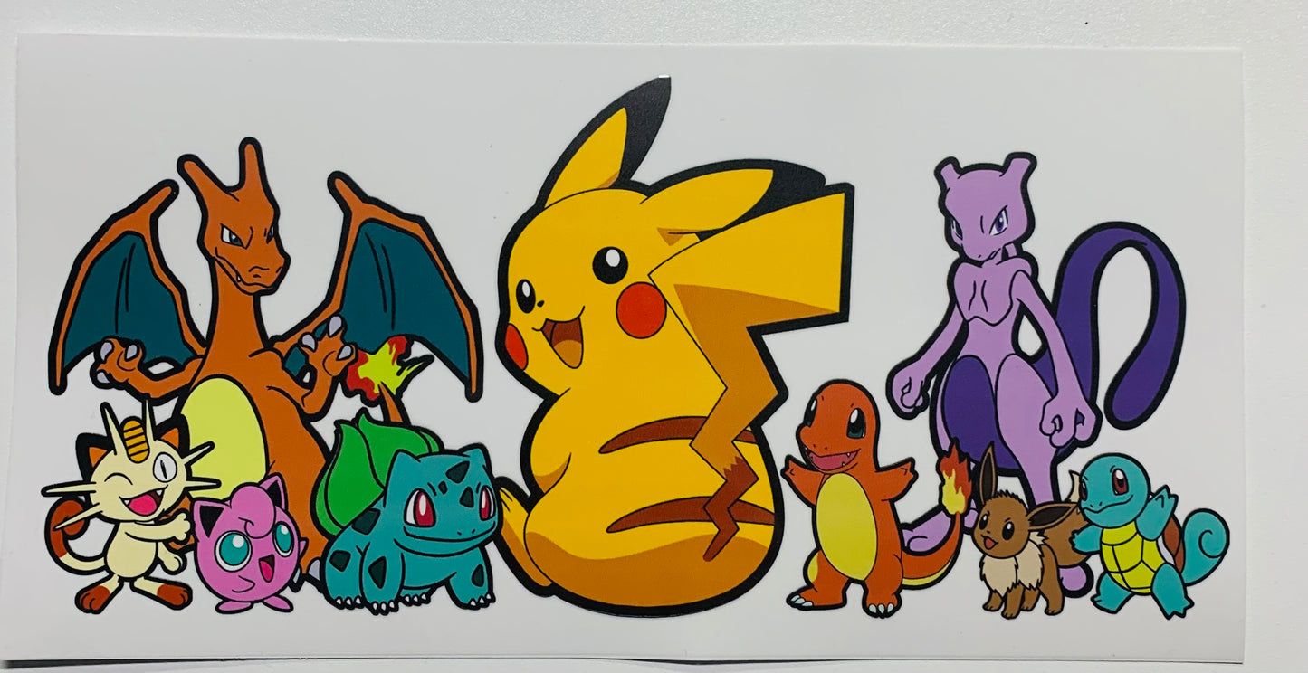 Pikachu Charizard and Friends Pokemon Cup Transfer