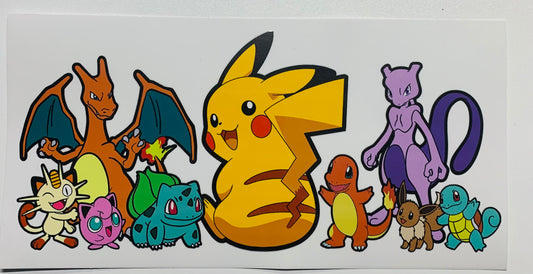 Pikachu Charizard and Friends Pokemon Cup Transfer