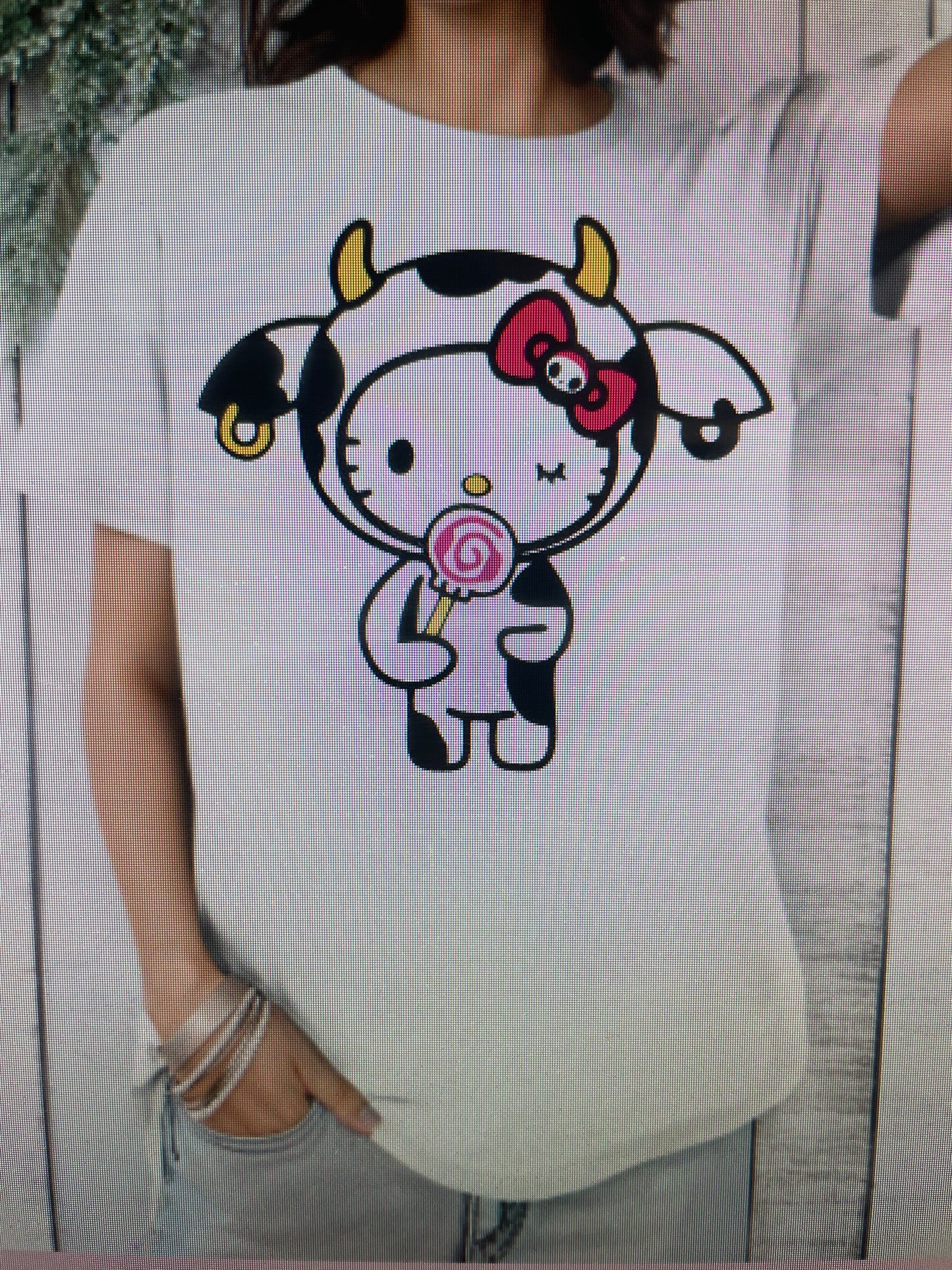 Hello kitty cow