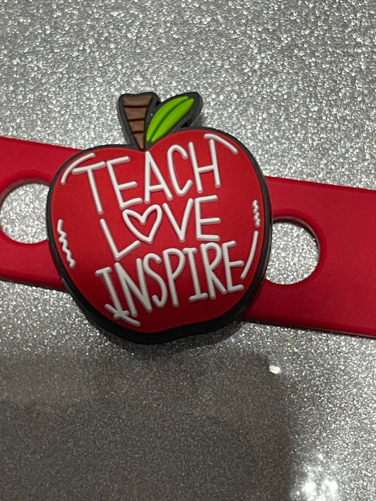 Teach love inspire Shoe Charm