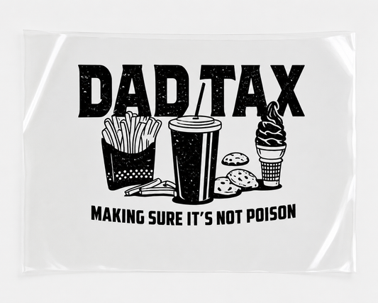 Dad tax black DTF transfers
