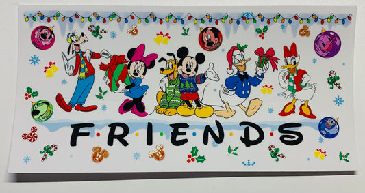 Friends Minnie Mickey Cup Transfer