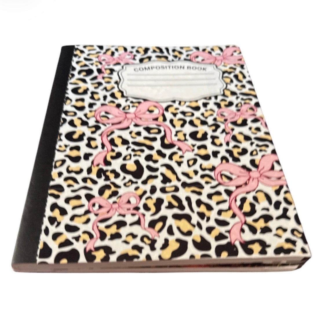 Cheetah bow notebook