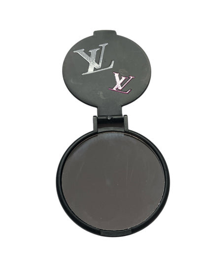 lv white & pink pocket mirror