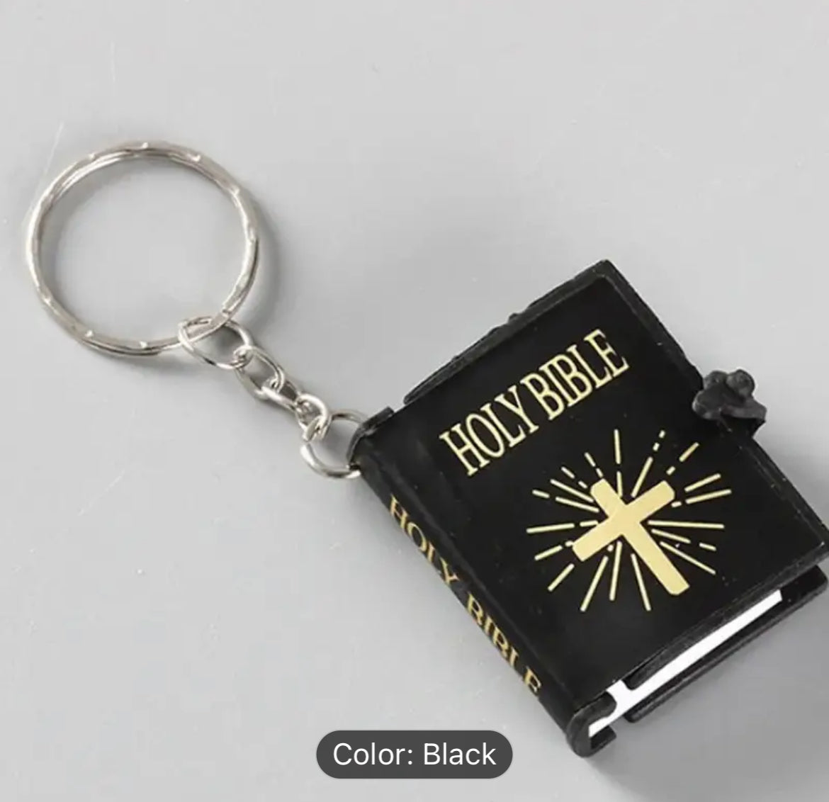 Bible keychain