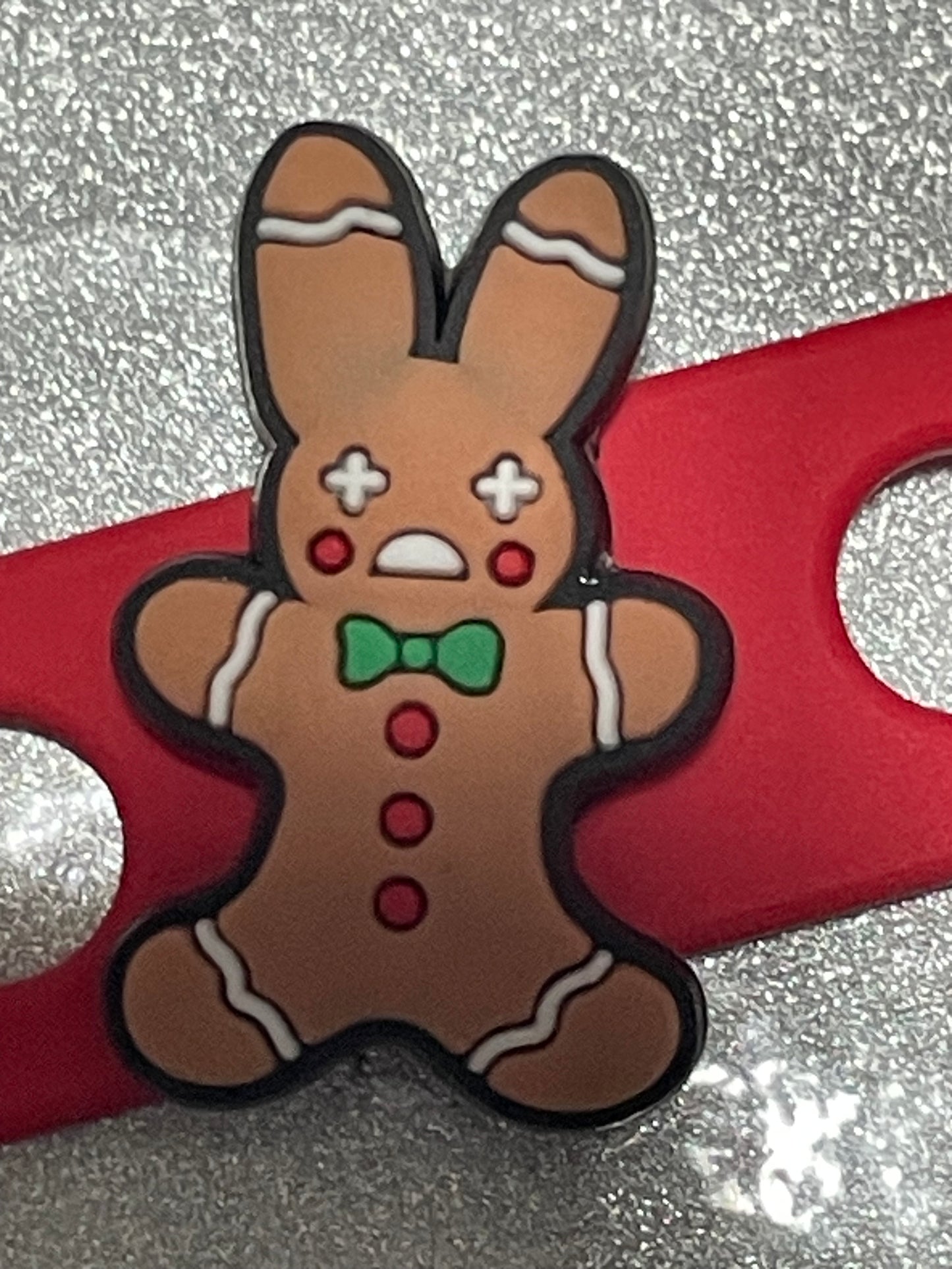 Bunny gingerbread Shoe Charm