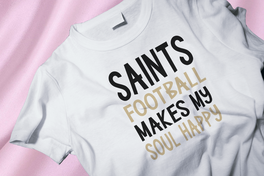 Saints soul happy DTF Heat Transfer