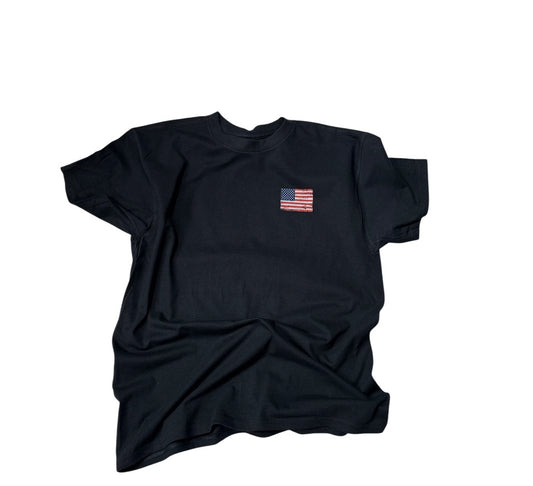 American flag pocket    shirt
