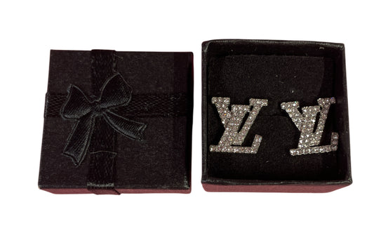 Lv 2cm dupe earrings silver #1