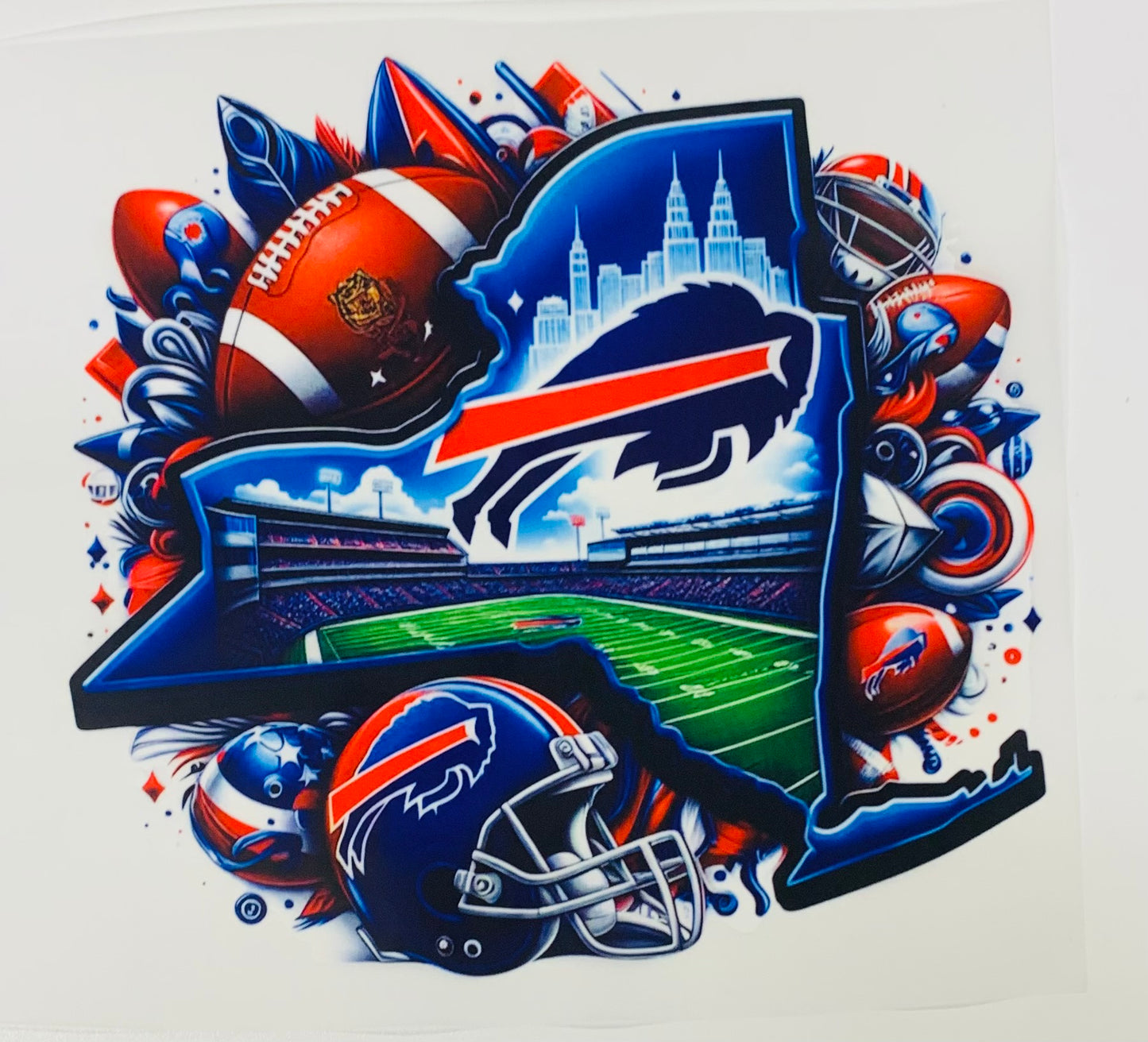 Buffalo Bills DTF Heat Transfer