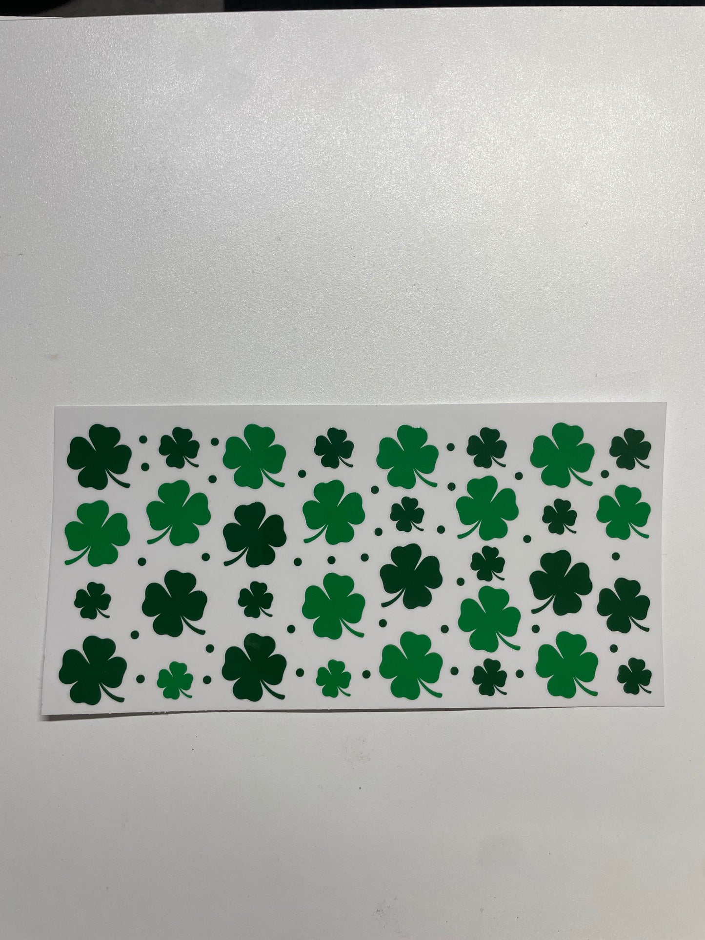 Clovers 2 colors Cup Transfer