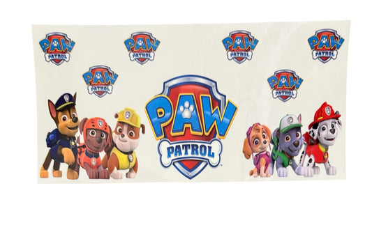 Paw patrol big little Cup Transfer