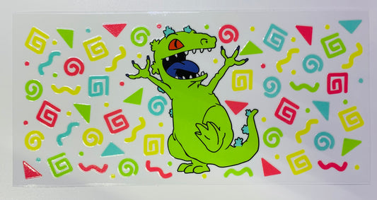 Reptar Dinosaur Rugrats Cup Transfer