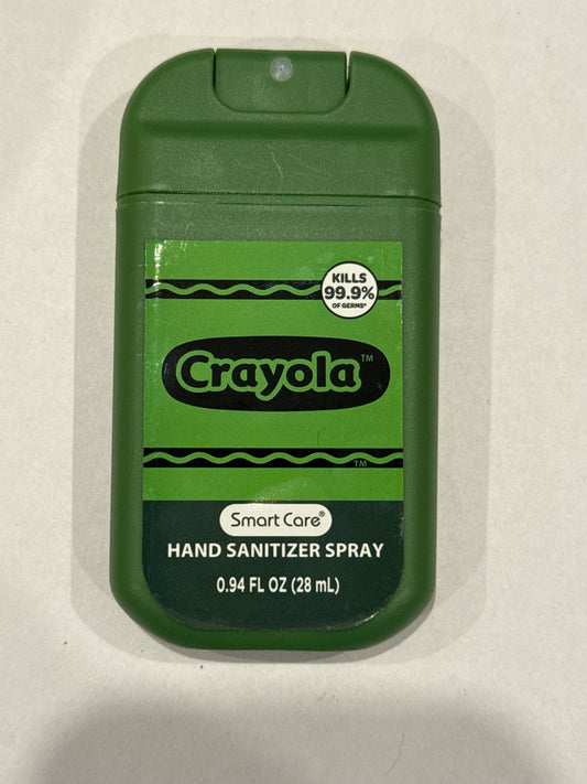 Crayola green  hand sanitizer