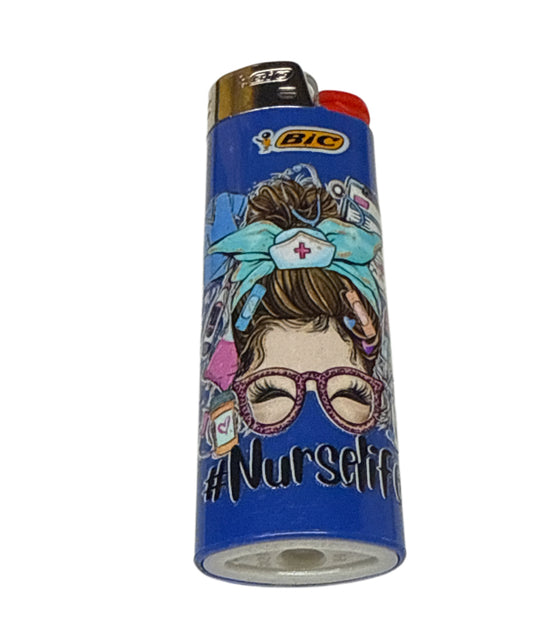 Nurse life bow bic lighter