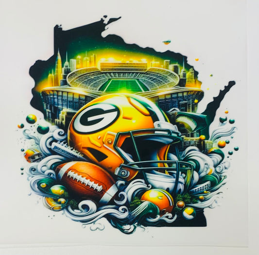 Green Bay Packers DTF Heat Transfer