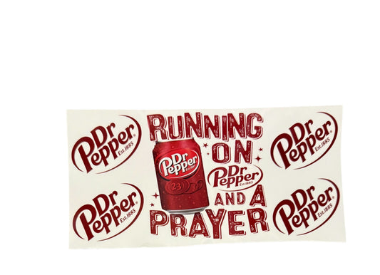 Running in Dr Pepper & Cup Transfer