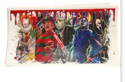 Blood drip penny,freddy,jason,michael,scream Cup Transfer