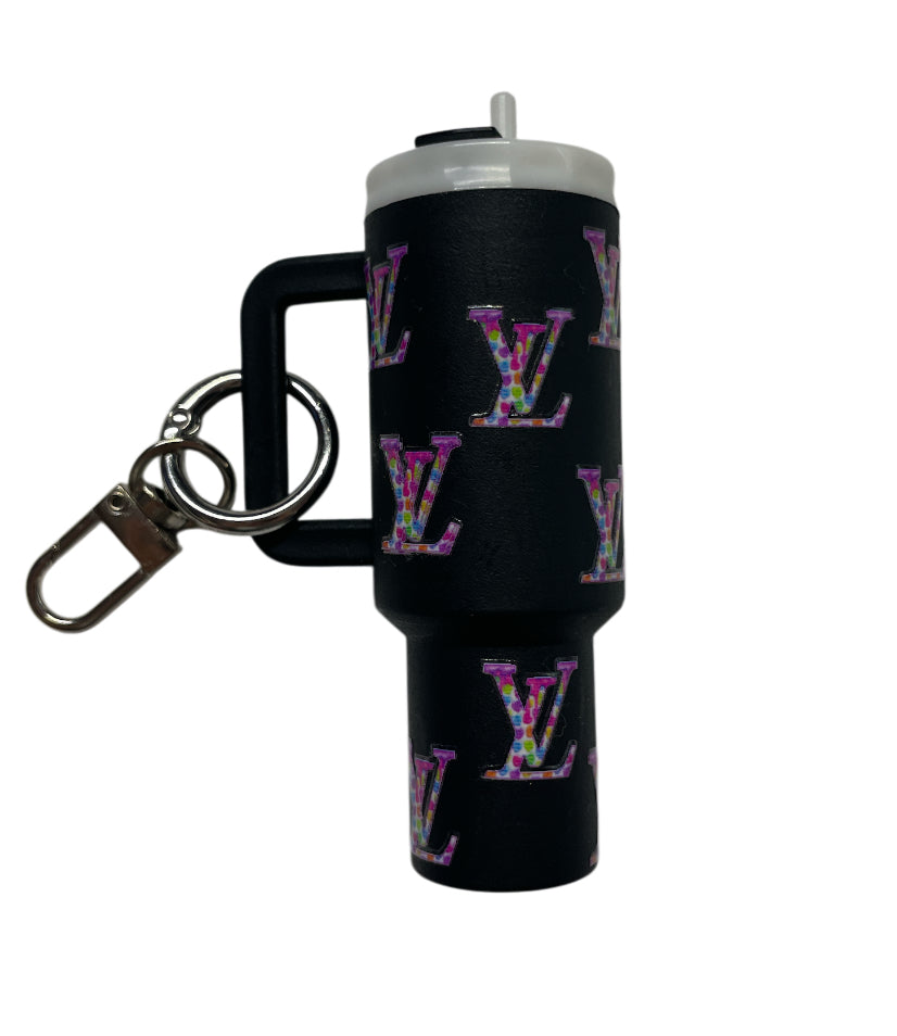 Lv colorful Cup Storage keychain