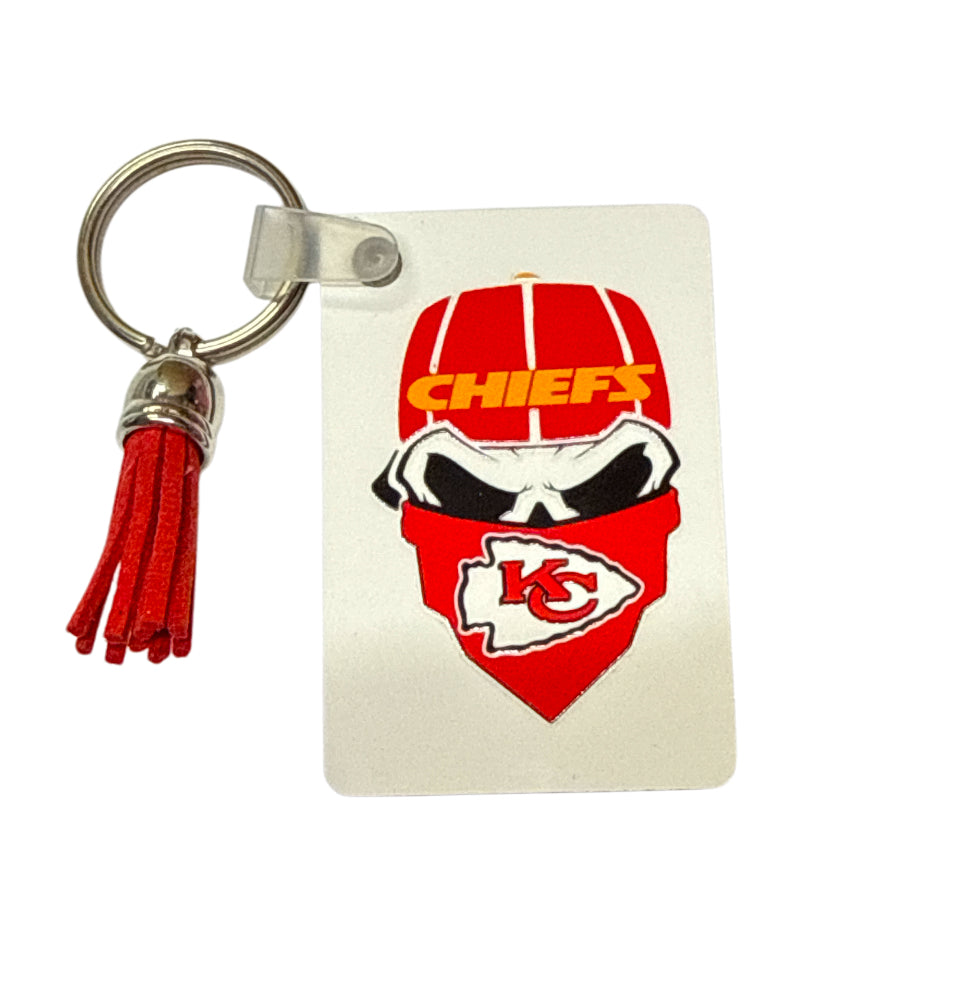 Chiefs double sided Keychain