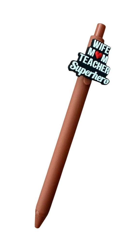 Teacher School  Charm Pens