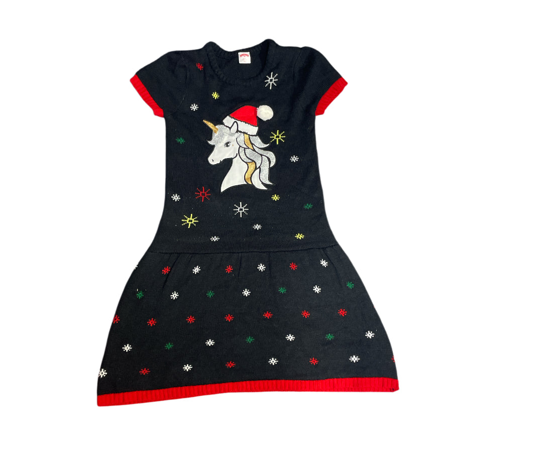 Unicorn Christmas dress