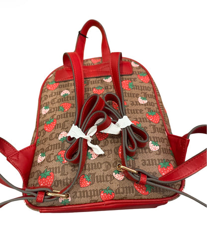 juicy couture strawberry back pack purse