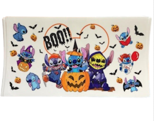 Boo Mickey ears stitch Cup Transfer