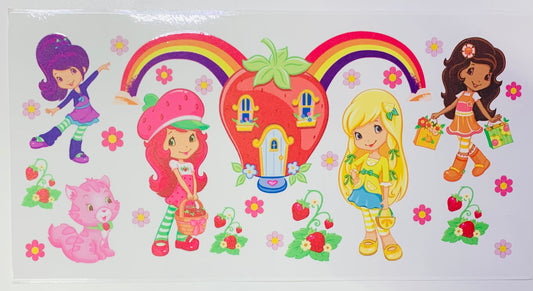 Strawberry Shortcake Rainbows Cup Transfer