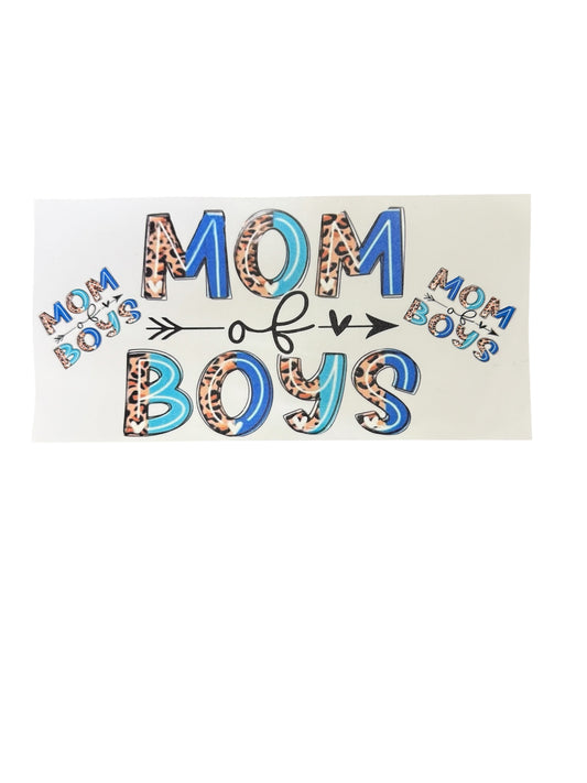 Mom of boys big Cup Transfer